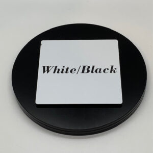 Two-Tone (2 ply) Matte White/Black Acrylic