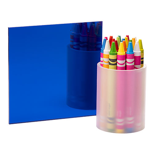 Blue Acrylic Mirror 2424 (Paper Mask)