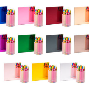 Colored Acrylic Mirror - SAMPLE CHIP SET