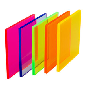 Fluorescent Colored Acrylic - SAMPLE CHIP SET