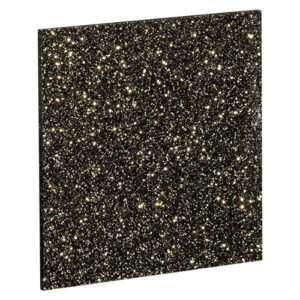 Black / Silver Glitter Cast Acrylic