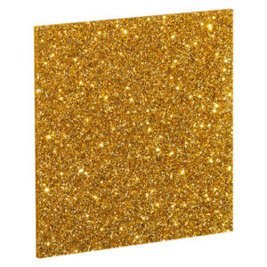 Gold Glitter Cast Acrylic