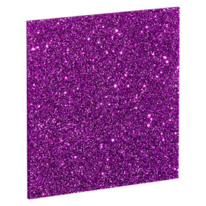 Purple Glitter Cast Acrylic