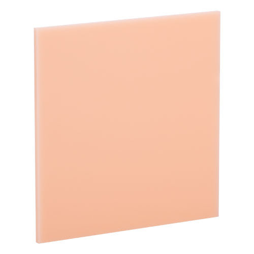 Peach Pastel Cast Acrylic (matte 1 side, glossy 1 side)